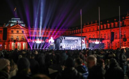 jazzchor auf Schlossplatz, Foto: dpa